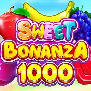 Sweet Bonanza 1000 slot visual from Pragmatic Play available on monster-casino.be
