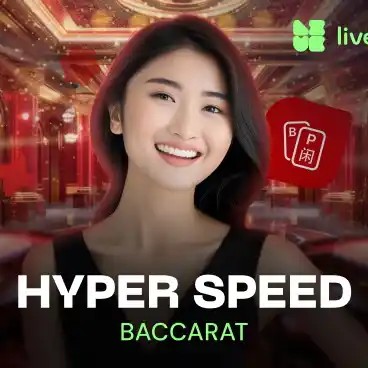 Hyper Speed Baccarat game by Evolution – logo hosted on Monster Casino