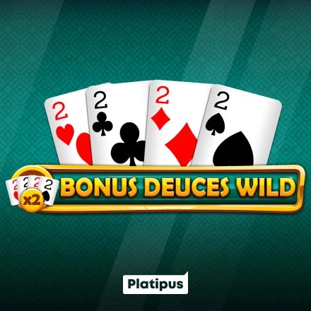 Bonus Deuces Wild logo – Table Games by Platipus at Monster Casino