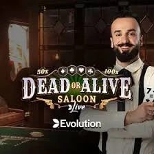 Dead or Alive: Saloon slot icon by Evolution, available at Monster Casino