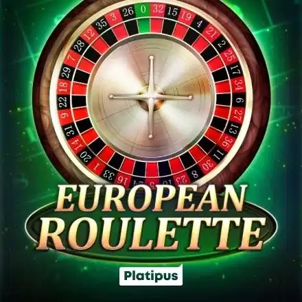 European Roulette slot visual from Platipus available on monster-casino.be