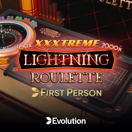 Try First Person XXXtreme Lightning Roulette slot by Evolution on monster-casino.be – logo image