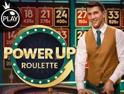 Power UP Roulette by Pragmatic Play, showcased at monster-casino.be – game logo