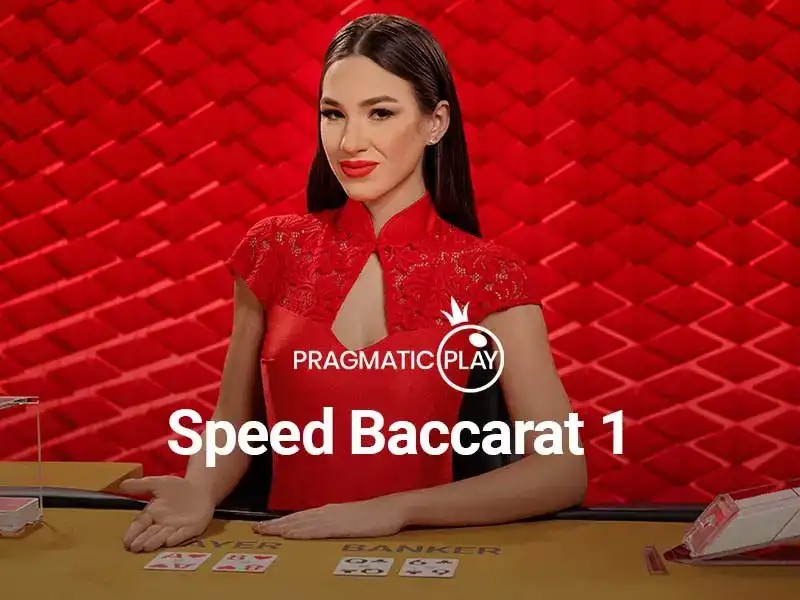 Speed Baccarat slot logo by Atmosfera at Monster Casino