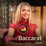 Official Live Dealer logo: Speed Baccarat A by Evolution at Monster Casino