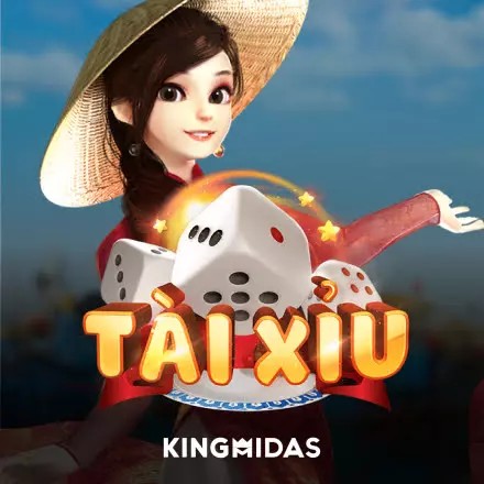 Taixiu slot logo by King Midas at Monster Casino