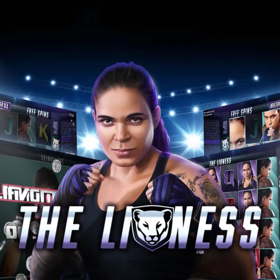 Slots logo of The Lioness from MGA Games at Monster Casino