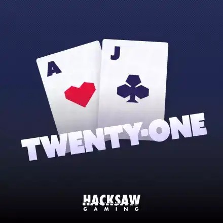 Table Games logo of Twenty-One from Hacksaw Gaming at Monster Casino