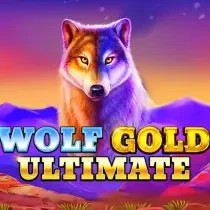 Wolf Gold Ultimate online game logo by Pragmatic Play on monster-casino.be